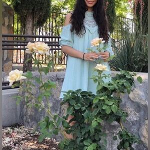 Mint Green Lace Dress; AUW; Size Small